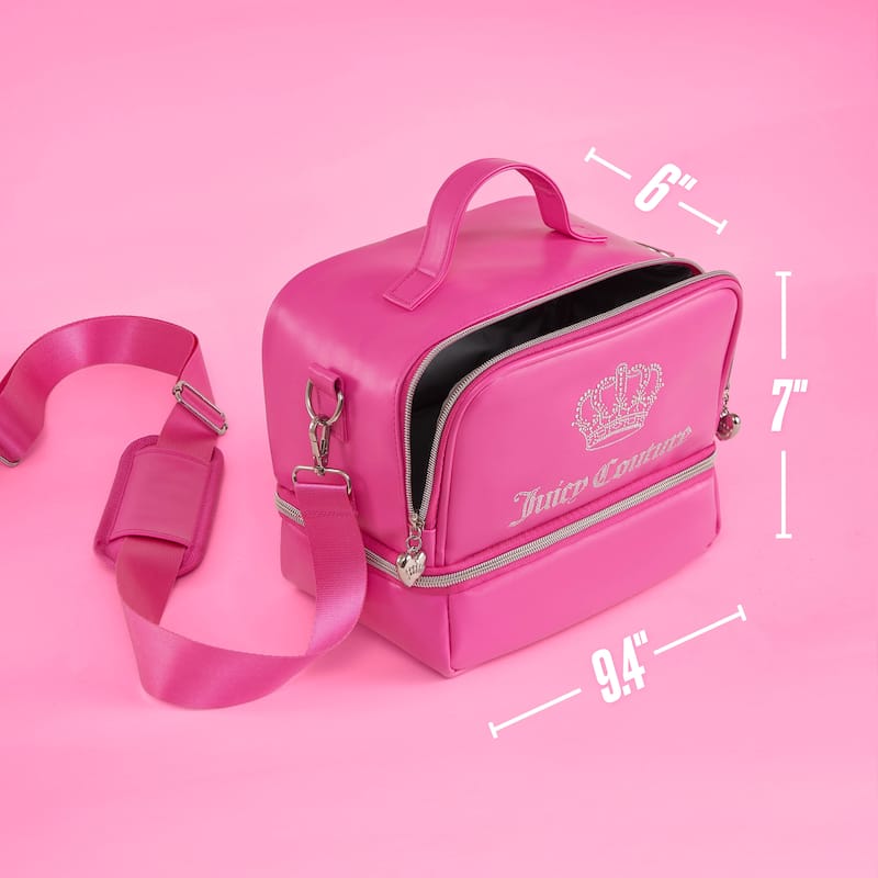 Juicy Couture Signature Chill Cooler Bags - 9.4" x 7" x 6"