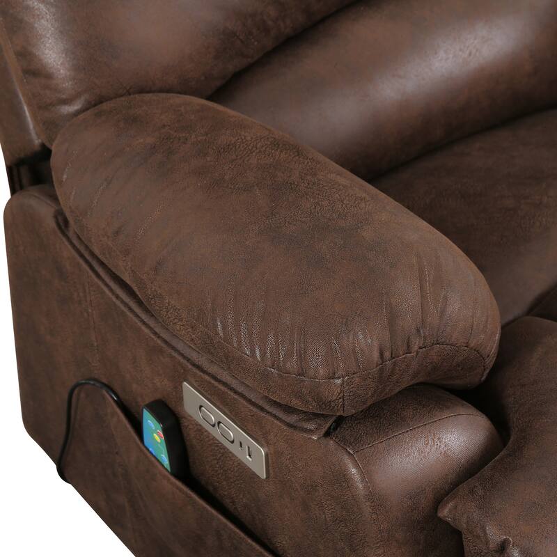 Electric Recliner Chair Lift Recliner with Heat and Massage for Adults Set of 2