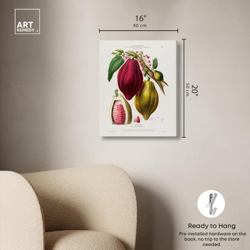 Cocoa Cacao by Etienne Denisse Canvas by Art Remedy, Gallery Wrapped