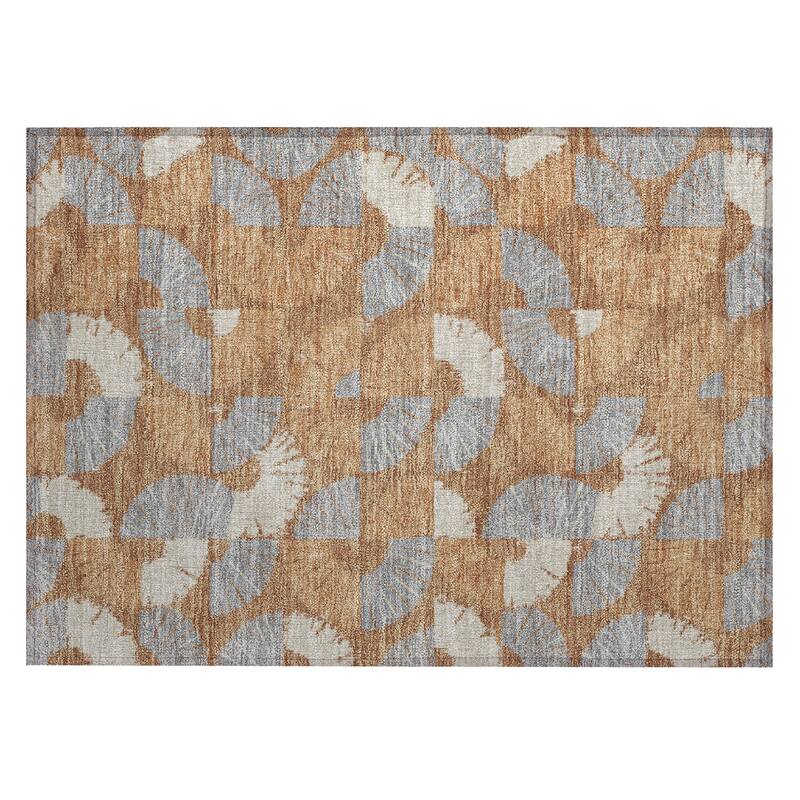 Machine Washable Indoor/ Outdoor Modern Jay Chantille Rug