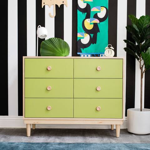 Taylor & Olive Barberry Hand-crafted 6-drawer Dresser