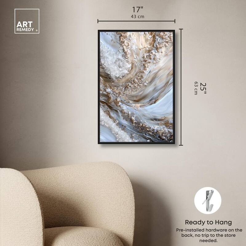 Effervescent Earth III Canvas by Art Remedy