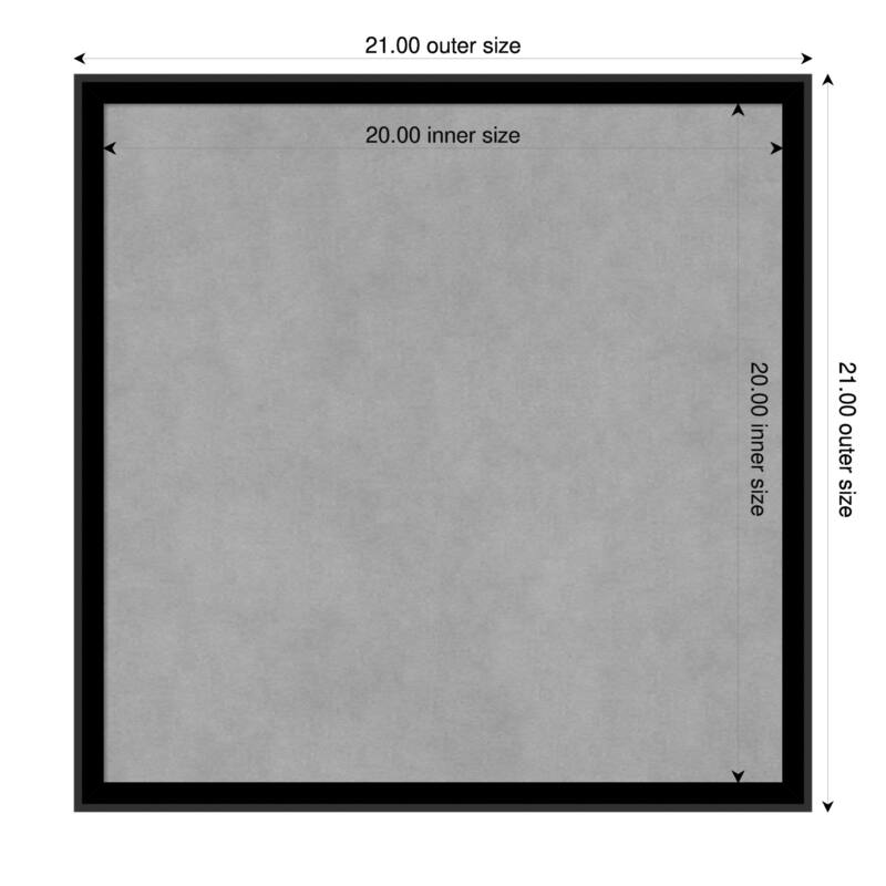 Amanti Art Incline Black Framed - 21 x 21 in - Incline Black