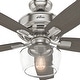 preview thumbnail 19 of 24, Hunter 52" Bennett Ceiling Fan with Bowl LED Light Kit and Handheld Remote - Transitional, Modern Farmhouse