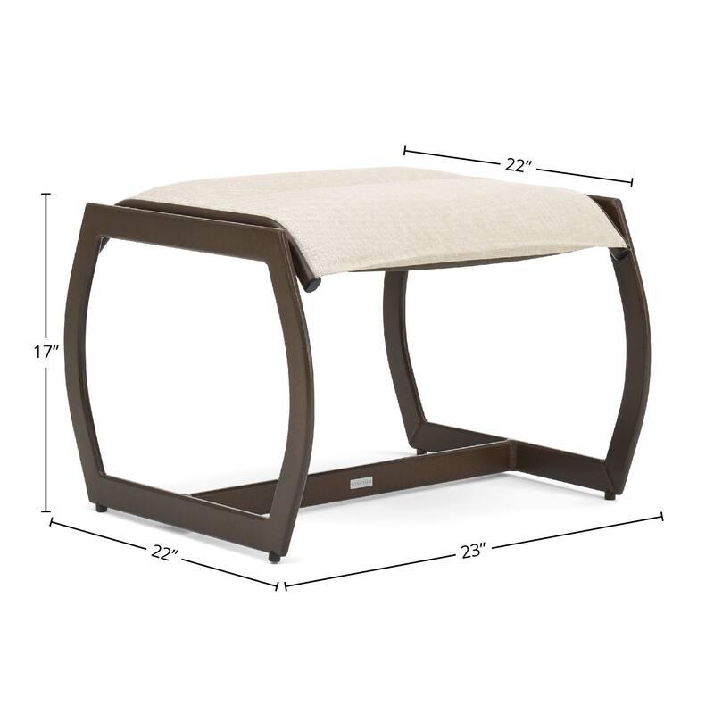 Key West Padded Sling Ottoman