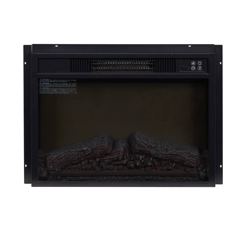 Electric Fireplace Insert 23" 1400W 120V,could operate with a remote and touch button, the luxury model adds LED screen