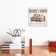 preview thumbnail 3 of 5, iCanvas "Hometown Values Found Here" by Karen Tribett Canvas Print 12x12x0.75