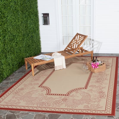 SAFAVIEH Courtyard Amparo Indoor/ Outdoor Waterproof Patio Backyard Rug