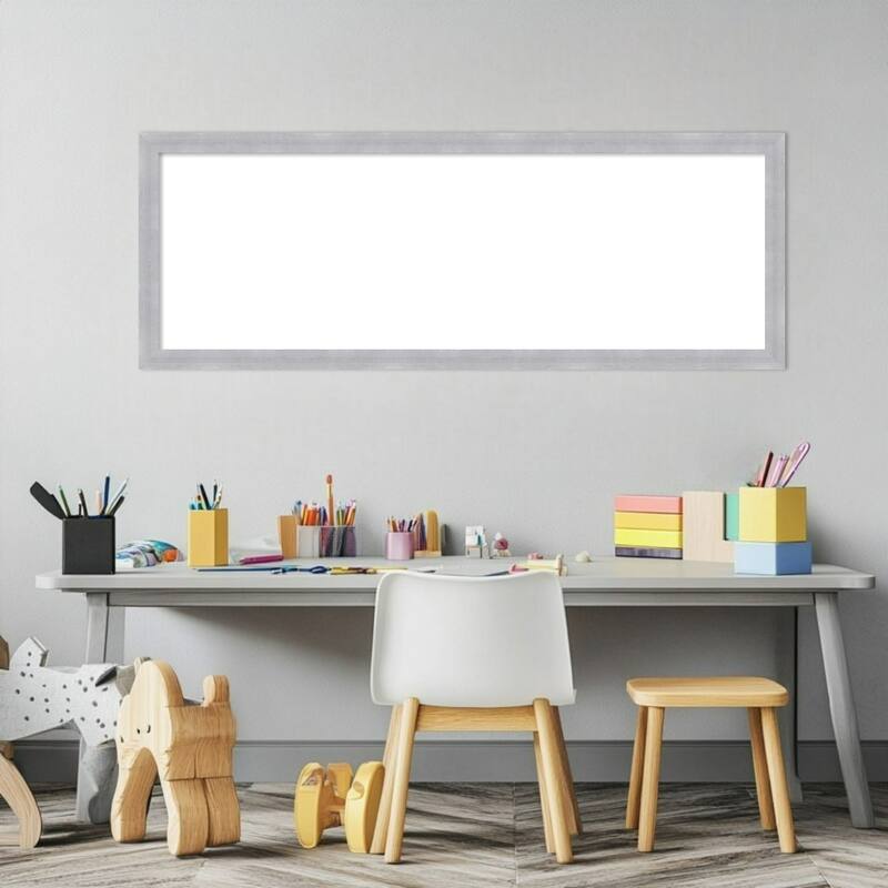 Amanti Art Grace Brushed Gold Narrow Framed Dry Erase Magnetic Board