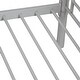 preview thumbnail 5 of 8, Iron Bed Bunk Bed with Ladder for Kids Twin Size Grey