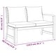 preview thumbnail 22 of 83, vidaXL 4/5/6/7/9/11 Piece Patio Dining Set with Cushions Solid Wood Acacia