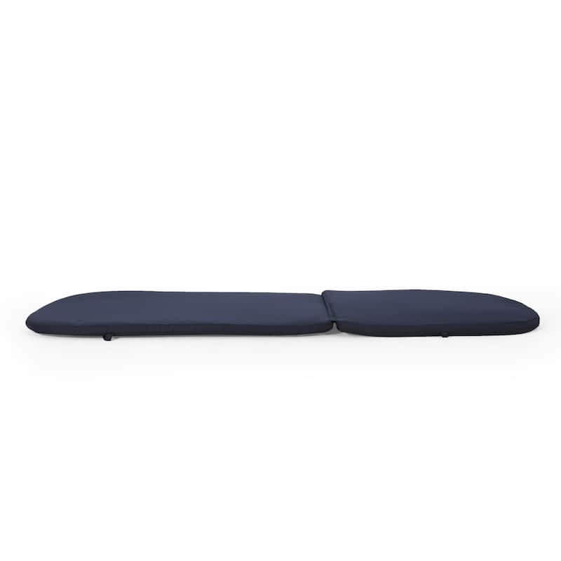 Natalia Chaise Lounge Cushion by Christopher Knight Home - Navy Blue
