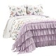 preview thumbnail 10 of 9, Lush Decor Flutter Butterfly 3-piece Quilt Set