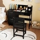 preview thumbnail 4 of 8, Gymax Kids Study Desk & Chair Set w/Chair 2 Storage Cabinets Drawer 4
