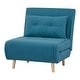 preview thumbnail 3 of 8, Haru 30" Convertible Lounge/ Sleeper Chair