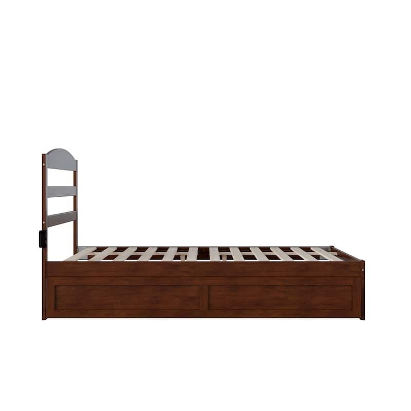 Warren Solid Wood Platform Bed with Twin Trundle