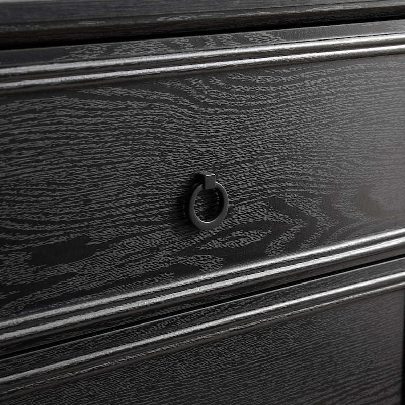 Farmhouse 6 Drawer Dresser, Wood TV Stand, Chest of Drawers