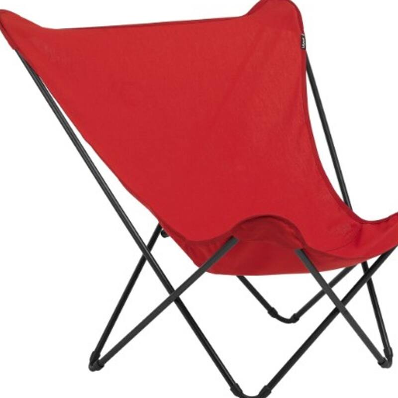 Folding Butterfly Lounge Chair Wide Seat for Camping or Patio Use
