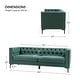 preview thumbnail 18 of 58, HULALA HOME Calymne 84" Modern Square Arms Sofa with Button-Tufted Back