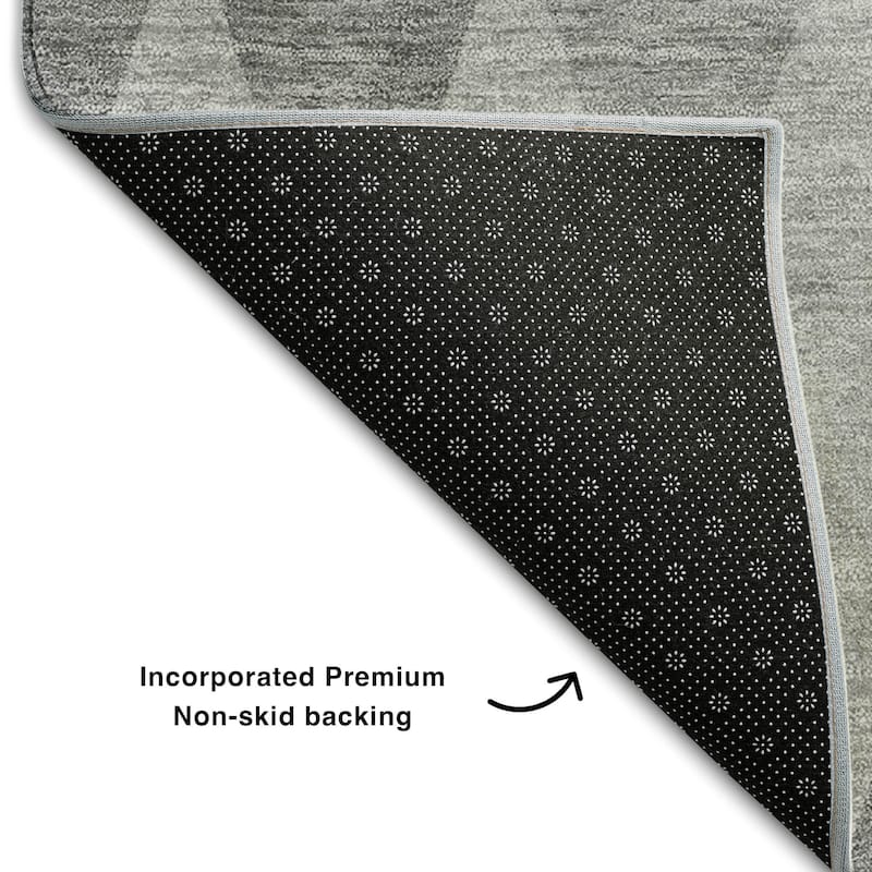 Premium Washable Super Soft Modern Diamonds Mayfield Rug