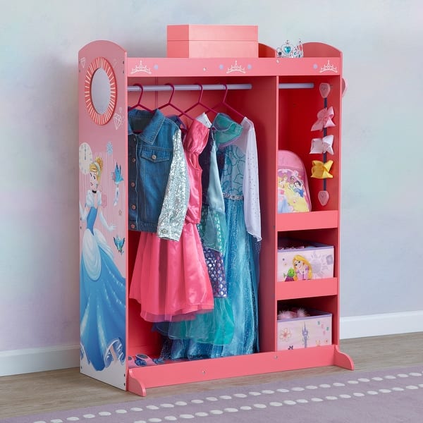 slide 2 of 6, Disney Princess Dress & Play Boutique - Pretend Play Costume Storage Closet/Wardrobe Multi
