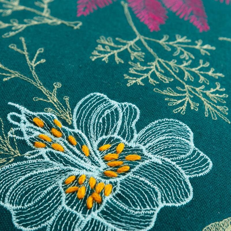 Rizzy Home Seasonal Botanicals Throw Pillow Cover