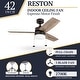 preview thumbnail 4 of 13, Copper Grove Glenfaba 42-inch Espresso Ceiling Fan with 3 Barnwood Blades