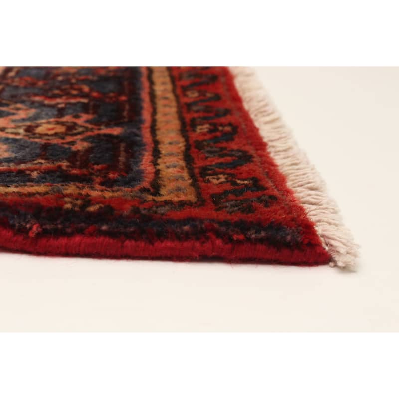 ECARPETGALLERY Hand-knotted Andelz Red Wool Rug - 4'4 x 7'4