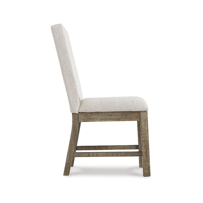 Signature Design by Ashley Langford Brown/Beige Dining Chair - 19" W x 26" D x 37" H
