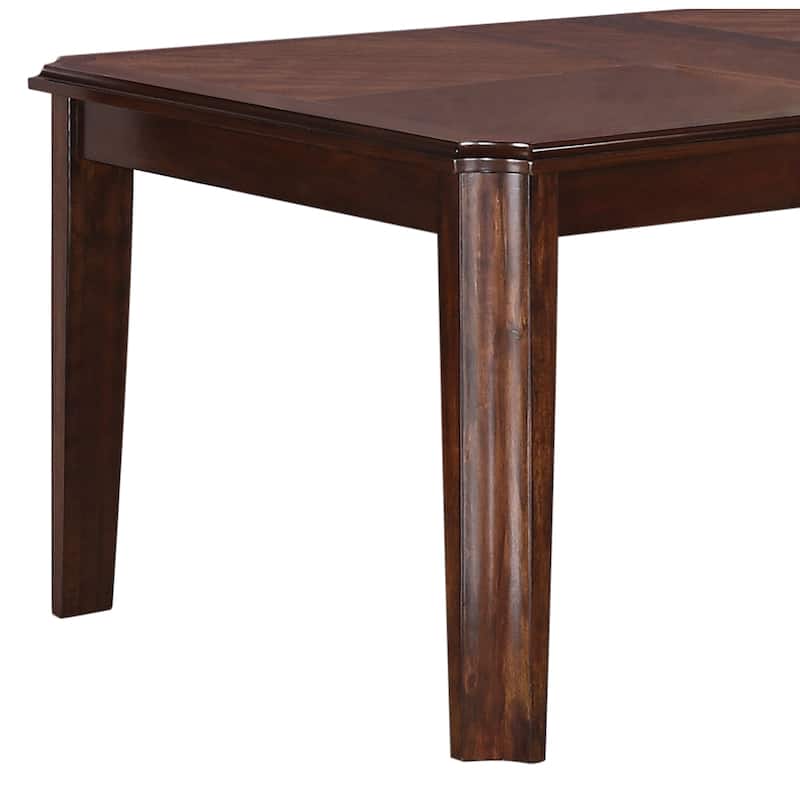 Pam Collection Solid Wood Extendable 7-Piece Dining Set