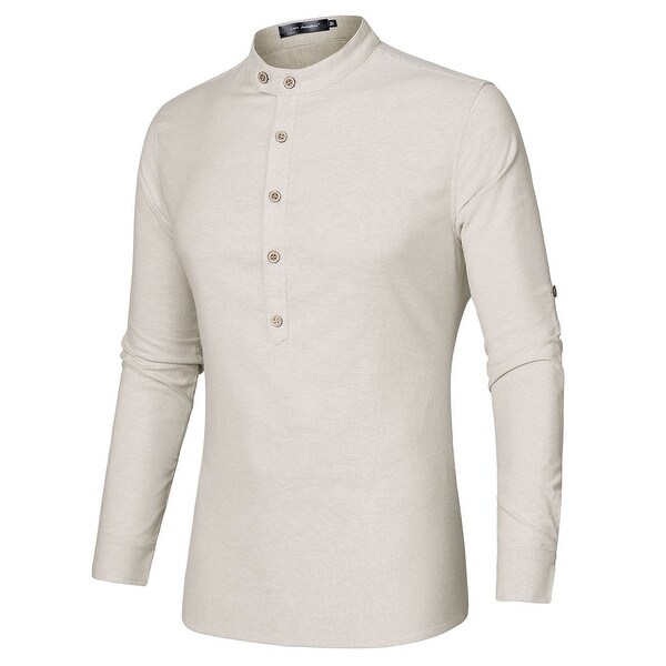 mens grandad long sleeve t shirt