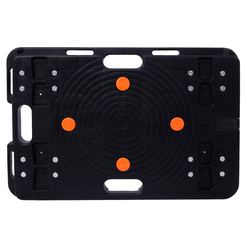 2 PCS Heavy Duty Rolling Mover, Interlocking Moving Dolly w/ 4 Wheels