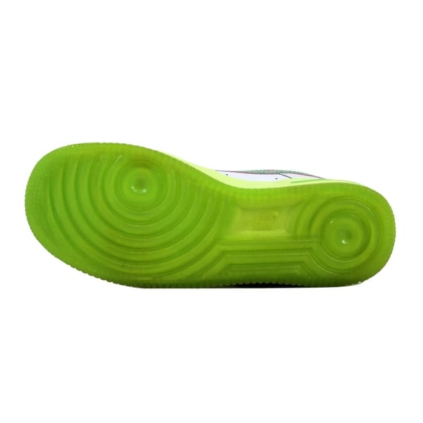 Lime green air force 1 grade school clearance