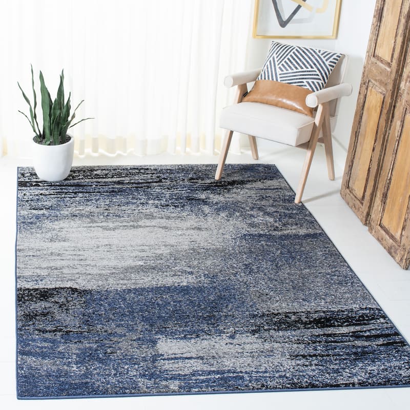 SAFAVIEH Adirondack Brynn Modern Abstract Rug - 8' x 10' - Grey/Blue - Rectangle