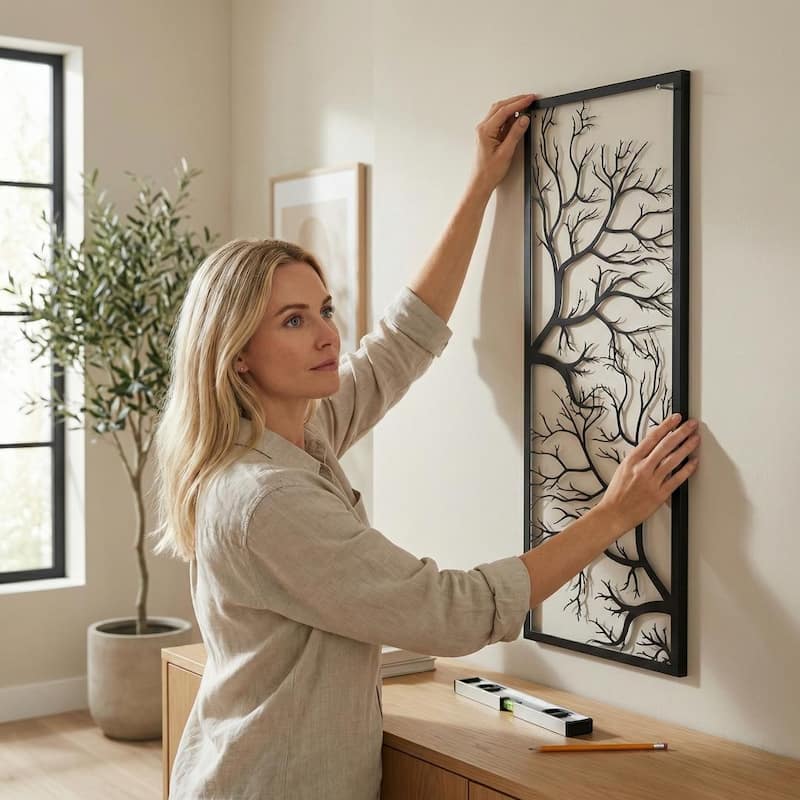 Tree Branch Metal Wall Decor for Home and Outside