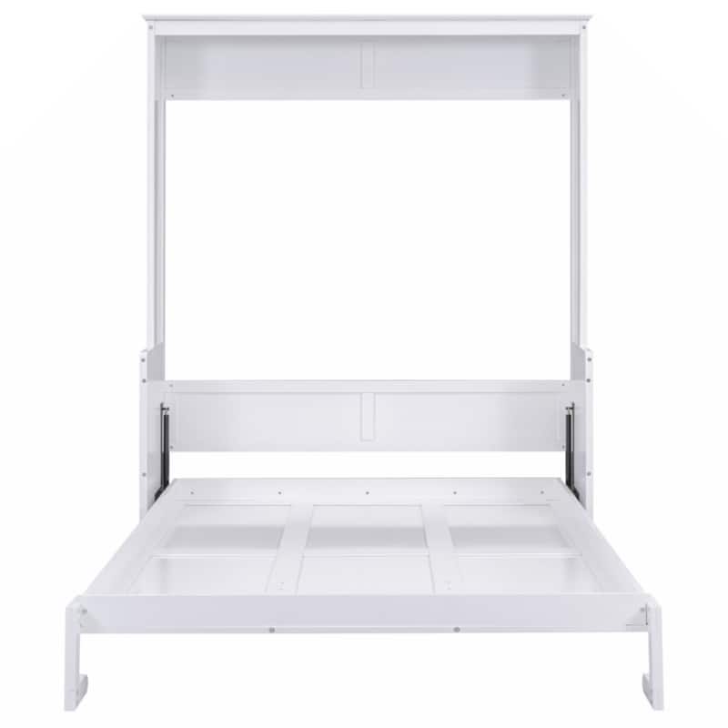 Queen Size Murphy Bed with a Shelf