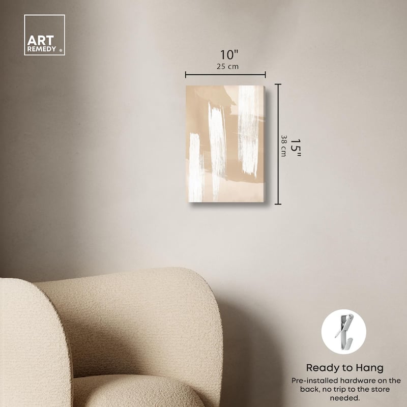 Gestural Grains I Canvas by Art Remedy, Gallery Wrapped
