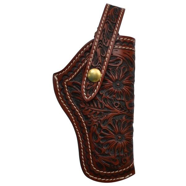 3D Western Gun Case Holster Revolver Floral Closed Muzzle Snap - Bed ...