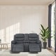 preview thumbnail 2 of 6, Januri 65" Velvet Reclining Livingroom Loveseat