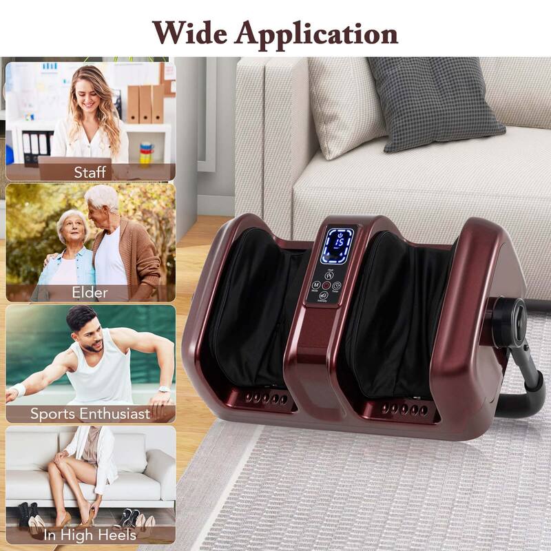 Costway Foot & Calf Massager Deep Kneading Shiatsu Massager Machine - See Details