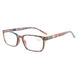 Eyekepper Readers Retro Spring Hinges Yellow Tinted Lenses Computer Reading Glasses Tortoiseshell +1.5