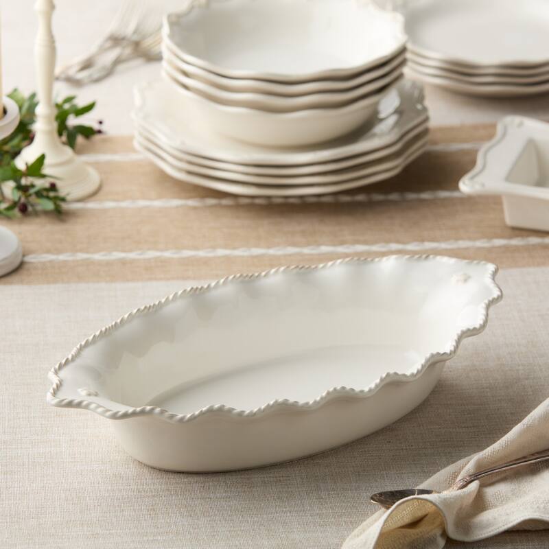 Certified International Heritage Oval Baker 16" x 8.5",64 oz.