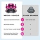 preview thumbnail 11 of 19, 12V 2-Speed Bumper Car, Ride on Mecha Vehicle with Remote