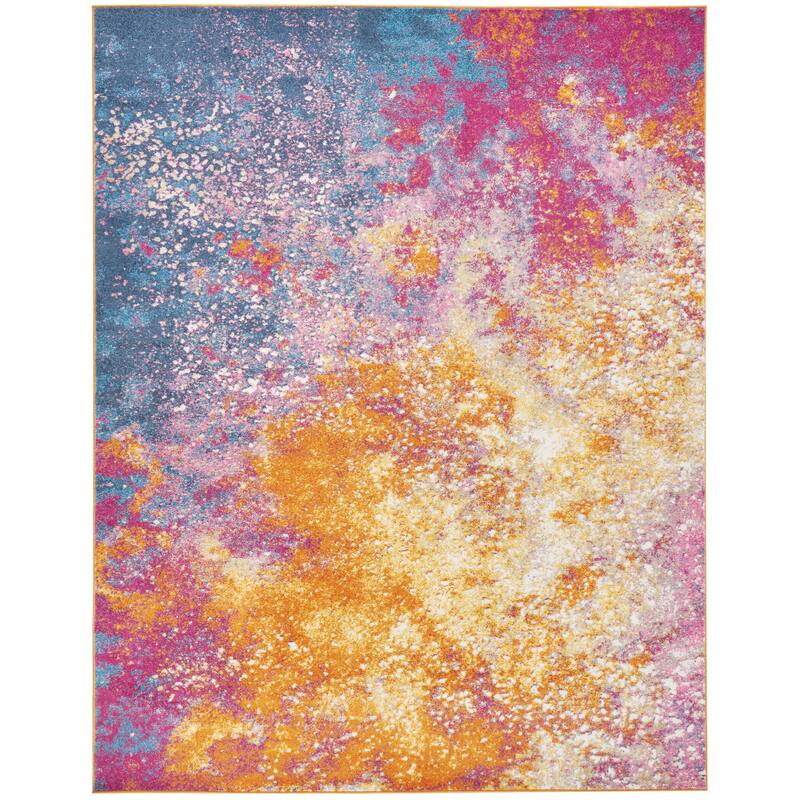 Nourison Passion Colorful Modern Abstract Area Rug
