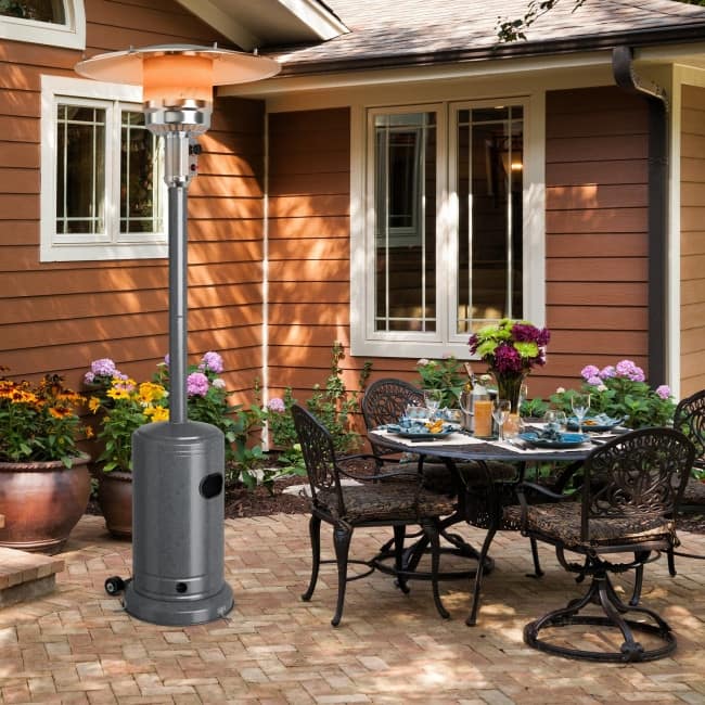 Garden Propane Standing LP Gas Steel Accessories Heater - 7.25 ft