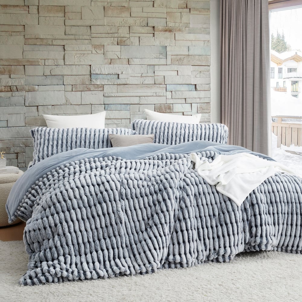 Freezin Waters - Coma Inducer® Oversized Comforter Set - Frosted Navy