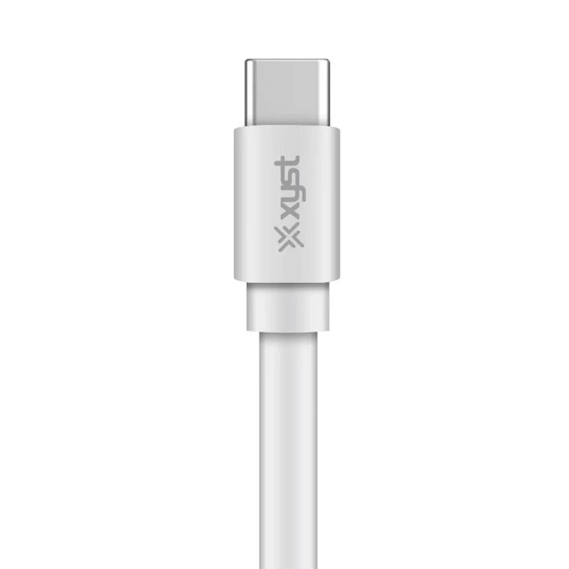 Xyst Flat USB-C to USB-C Charge and Sync Cable 4Ft
