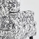 preview thumbnail 106 of 134, 2 Set Traditional Patterned Wingback Accent Chairs with NailHead