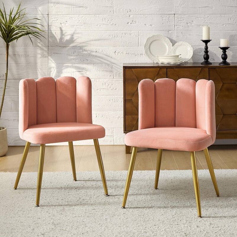Anjela Side Chair with Tufted Back Set of 2