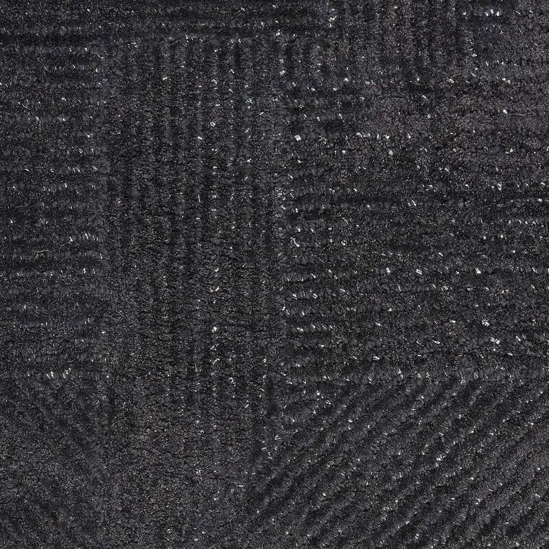 Michael Amini Abstract Linear Shimmer Area Rug